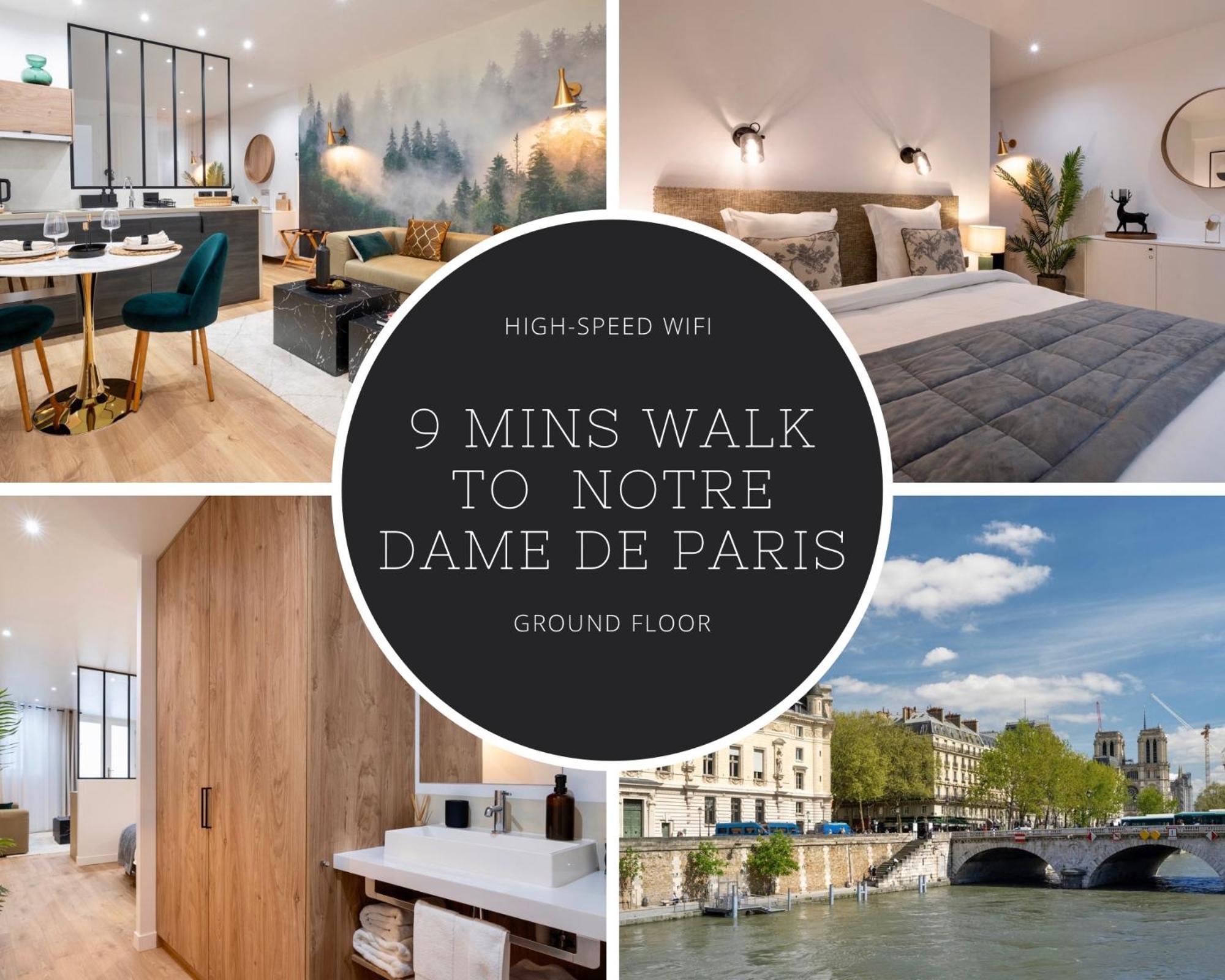 Appartement Cosy A 9 Min A Pied De La Cathedrale Notre Dame Paříž Exteriér fotografie